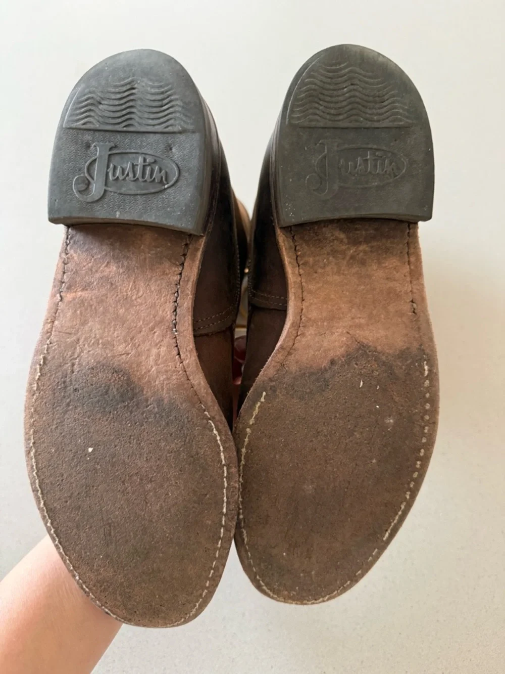 Justin Boots | Women’s Lace Up L0555 Western Boots 6.5 - Picture 5 of 5